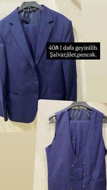 Kostyum, Demisezon, rəng - Göy lalafo.az -da Kostyum, Demisezon, rəng - Göy