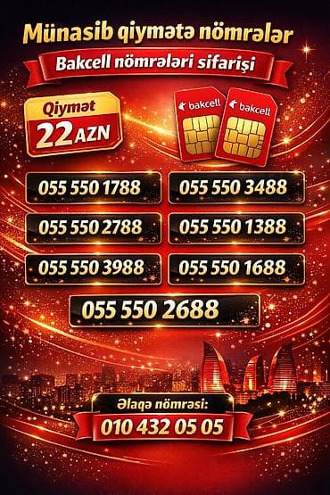 Nömrə: ( 055 ) ( 5501788 ) lalafo.az -da Nömrə: ( 055 ) ( 5501788 )