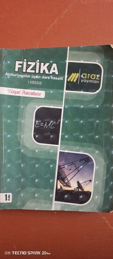Məhsul: Fizika – Abituriyentlər üçün dərs vəsaiti (I hissə) - lalafo.az -da Məhsul: Fizika – Abituriyentlər üçün dərs vəsaiti (I hissə) -