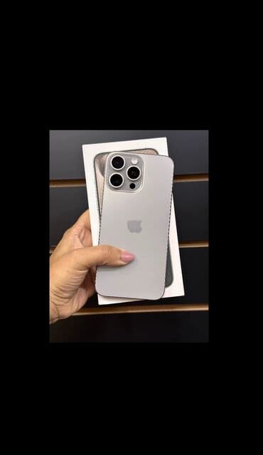 IPhone 15 Pro Max, 256 GB, Natural Titanium lalafo.az -da IPhone 15 Pro Max, 256 GB, Natural Titanium
