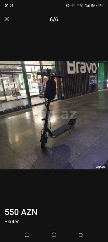 Elektrik skuter - Qara rəngli, qatlanan alüminium gövdə - LED lalafo.az -da Elektrik skuter - Qara rəngli, qatlanan alüminium gövdə - LED