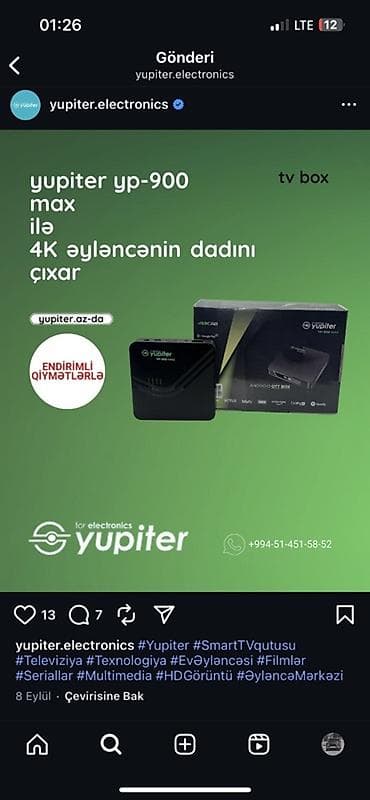 Smart TV boks TV box Android lalafo.az -da — 3 Smart TV boks TV box Android — 3