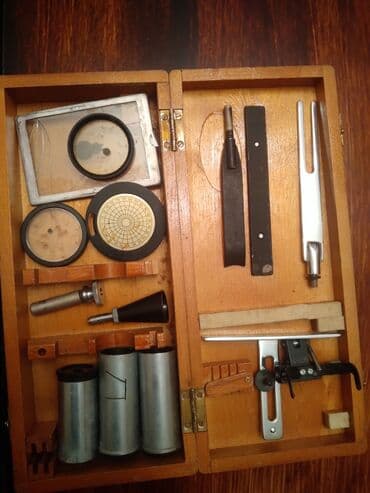 Медицинский винтажный набор офтальмолога lalafo.az -da Медицинский винтажный набор офтальмолога
