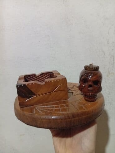 Taxta siqaret aksesuarları dəsti - Material: tamamilə ağacdan əl lalafo.az -da Taxta siqaret aksesuarları dəsti - Material: tamamilə ağacdan əl