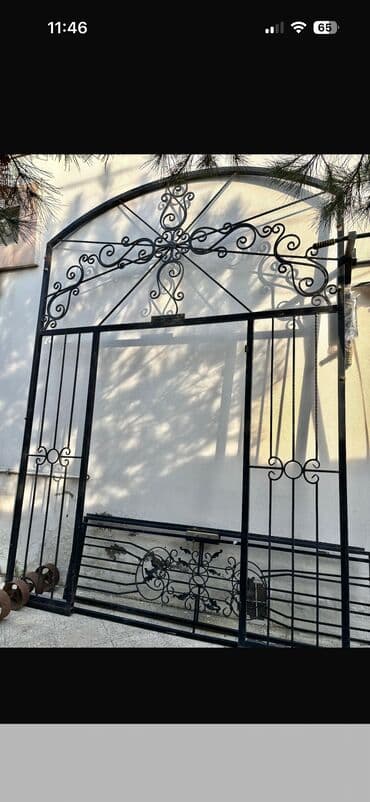 Декоративные панели для стен: Dəmir dekorativ giriş karkası və qapı dəsti - Material: möhkəm qara at lalafo.az — 2 Декоративные панели для стен: Dəmir dekorativ giriş karkası və qapı dəsti - Material: möhkəm qara — 2