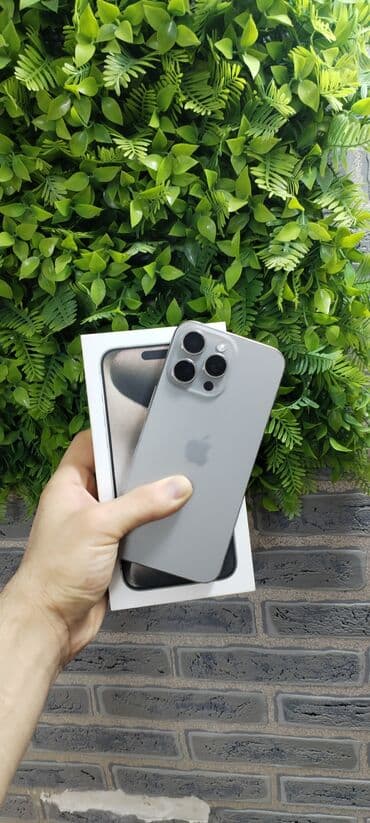 IPhone 15 Pro Max, 256 GB, Natural Titanium, Zəmanət, Kredit, Simsiz şarj lalafo.az -da IPhone 15 Pro Max, 256 GB, Natural Titanium, Zəmanət, Kredit, Simsiz şarj