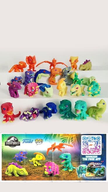 Kinder Funko pop Jurassic World kolleksiyasi Endrim yoxdur qiymet lalafo.az -da Kinder Funko pop Jurassic World kolleksiyasi Endrim yoxdur qiymet