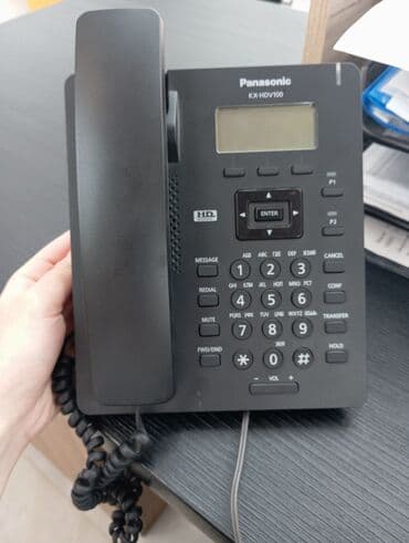 Stasionar telefon Panasonic, Simli, İşlənmiş lalafo.az -da Stasionar telefon Panasonic, Simli, İşlənmiş