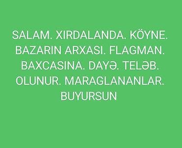Xırdalanda, Köhnə Bazarın arxasında yerləşən “Flagman” uşaq baxçasına lalafo.az -da Xırdalanda, Köhnə Bazarın arxasında yerləşən “Flagman” uşaq baxçasına