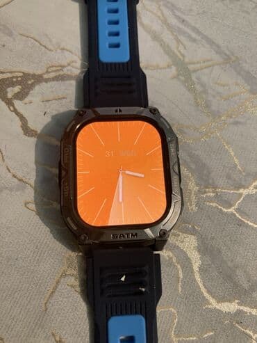 Запонки: Смарт часы, Умные, Водонепроницаемый, цвет - Голубой at lalafo.az — 8 Запонки: Смарт часы, Умные, Водонепроницаемый, цвет - Голубой — 8