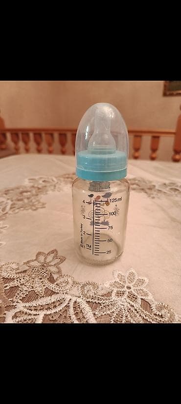 Şüşə uşaq butulkası – 125 ml - Həcm: 125 ml (25–125 ml arası dəqiq lalafo.az -da Şüşə uşaq butulkası – 125 ml - Həcm: 125 ml (25–125 ml arası dəqiq