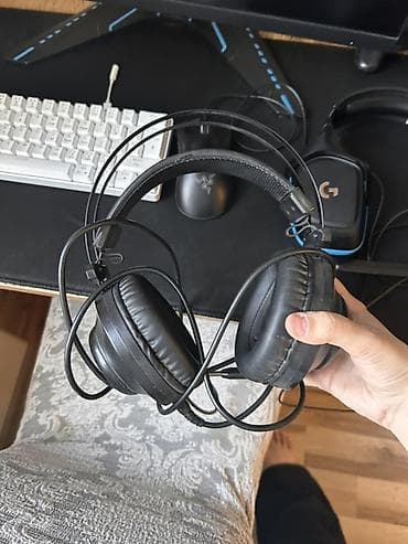 Qulaqlıq – oyun və multimedia üçün - Tam ölçülü over‑ear dizayn at lalafo.az Qulaqlıq – oyun və multimedia üçün - Tam ölçülü over‑ear dizayn