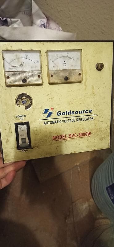 Электрические щиты: Goldsource Automatic Voltage Regulator – Model: SVC-5000W. - Güc at lalafo.az — 2 Электрические щиты: Goldsource Automatic Voltage Regulator – Model: SVC-5000W. - Güc — 2