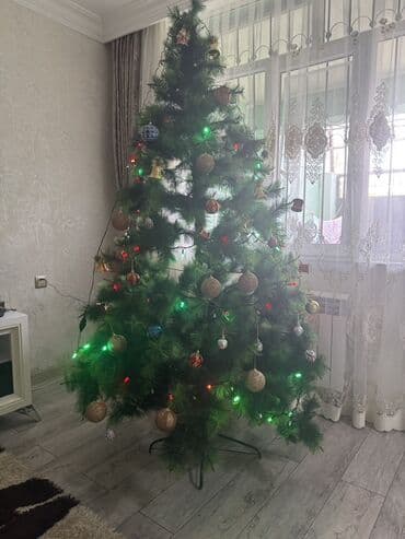 Yeni il üçün süni şam ağacı – bəzəklərlə və işıqlarla - Realistik lalafo.az -da Yeni il üçün süni şam ağacı – bəzəklərlə və işıqlarla - Realistik