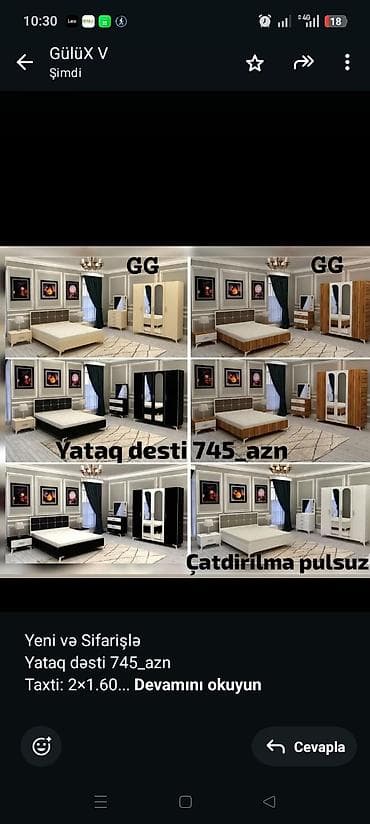 Yeni və Sifarişlə Yataq dəsti 745_azn Taxti: 2×1.60 Dolab: 2×47×1.60 lalafo.az -da Yeni və Sifarişlə Yataq dəsti 745_azn Taxti: 2×1.60 Dolab: 2×47×1.60