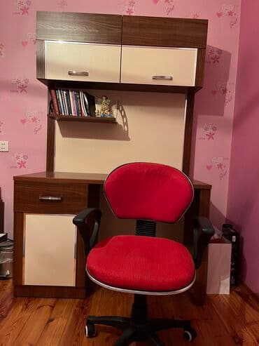 Embawood Silver Gənc odası yazı masası + kreslo Məhsullar yeni kimidir lalafo.az -da Embawood Silver Gənc odası yazı masası + kreslo Məhsullar yeni kimidir
