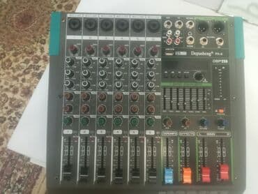 Səs kartları: Depusheng PA-6 audio mikser - 8 kanallı mikser masaüstü konsol - Hər lalafo.az -da — 7 Səs kartları: Depusheng PA-6 audio mikser - 8 kanallı mikser masaüstü konsol - Hər — 7