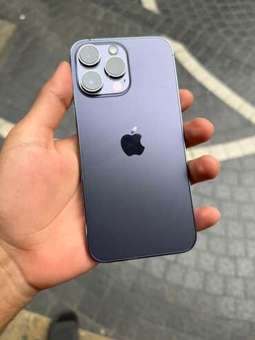 IPhone 14 Pro Max, Deep Purple, Face ID lalafo.az -da IPhone 14 Pro Max, Deep Purple, Face ID