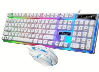 RGB Oyun Klaviaturası və Siçanı Dəsti, LED İşıqlı USB Simli 104 lalafo.az -da RGB Oyun Klaviaturası və Siçanı Dəsti, LED İşıqlı USB Simli 104