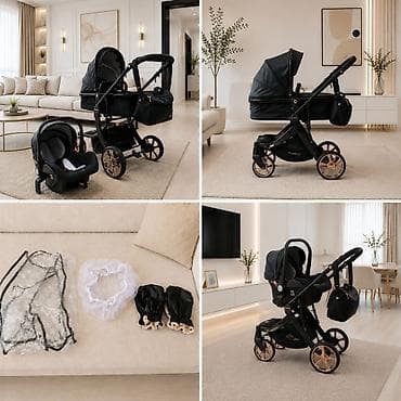 Uşaq arabası seti – 3‑ü 1‑də - Komplekt: şassi, beşik tipli lyulka lalafo.az -da Uşaq arabası seti – 3‑ü 1‑də - Komplekt: şassi, beşik tipli lyulka
