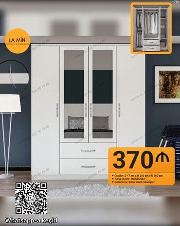 Kupe, Düz dolab, Qarderob, paltar dolabı lalafo.az -da Kupe, Düz dolab, Qarderob, paltar dolabı