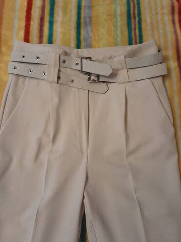 Klassik şalvar.krem rengi.cibli.2 kemerli lalafo.az -da Klassik şalvar.krem rengi.cibli.2 kemerli