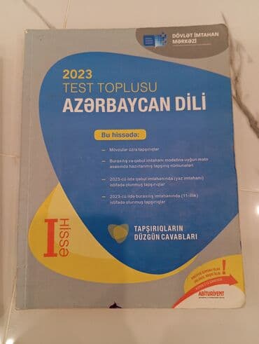 Məhsul: “Azərbaycan dili – 2023 Test Toplusu”, Dövlət İmtahan Mərkəzi lalafo.az -da Məhsul: “Azərbaycan dili – 2023 Test Toplusu”, Dövlət İmtahan Mərkəzi