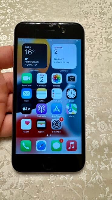 IPhone 6s, 64 GB, Space Gray, Barmaq izi lalafo.az -da IPhone 6s, 64 GB, Space Gray, Barmaq izi