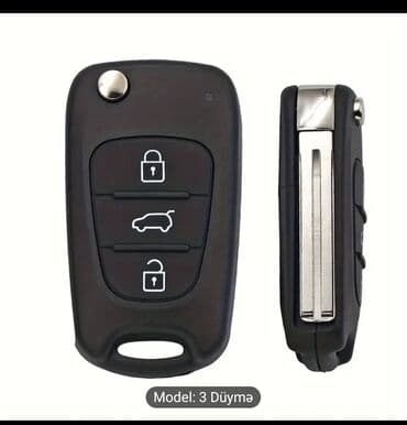 Bu, üç düyməli qara rəngli avtomobil açarıdır. Açarda kilidləmə lalafo.az -da Bu, üç düyməli qara rəngli avtomobil açarıdır. Açarda kilidləmə