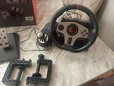 Rampage V902 Gaming Racing Wheel – tam dəst Xüsusiyyətlər: - 6-in-1 lalafo.az -da Rampage V902 Gaming Racing Wheel – tam dəst Xüsusiyyətlər: - 6-in-1