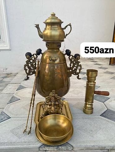 Məhsul: Mis/bronz samovar komplekti Təsvir: - Ənənəvi dizaynlı lalafo.az -da Məhsul: Mis/bronz samovar komplekti Təsvir: - Ənənəvi dizaynlı
