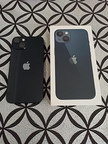 IPhone 13, 128 GB, Midnight, Simsiz şarj, Face ID lalafo.az -da IPhone 13, 128 GB, Midnight, Simsiz şarj, Face ID