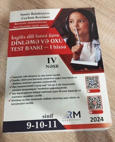 İngilis dili fənni üzrə “Dinləmə və Oxu Test Bankı – I hissə” lalafo.az -da İngilis dili fənni üzrə “Dinləmə və Oxu Test Bankı – I hissə”