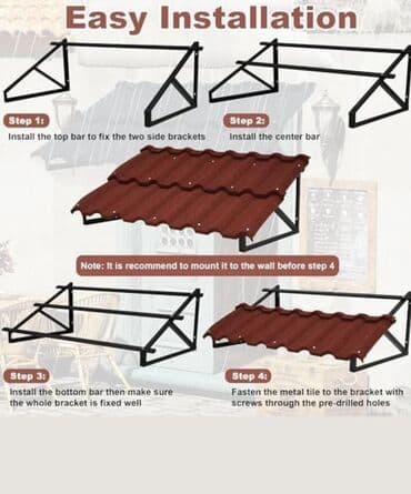Декоративные панели для стен: Qapı üstü yağışlıq/sundurma konstruksiyaları - Təyinat: giriş qapısı at lalafo.az — 1 Декоративные панели для стен: Qapı üstü yağışlıq/sundurma konstruksiyaları - Təyinat: giriş qapısı — 1