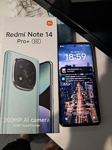Redmi Note 14 Pro+, 512 GB, rəng - Qara, Zəmanət, Barmaq izi, İki sim kartlı lalafo.az -da Redmi Note 14 Pro+, 512 GB, rəng - Qara, Zəmanət, Barmaq izi, İki sim kartlı