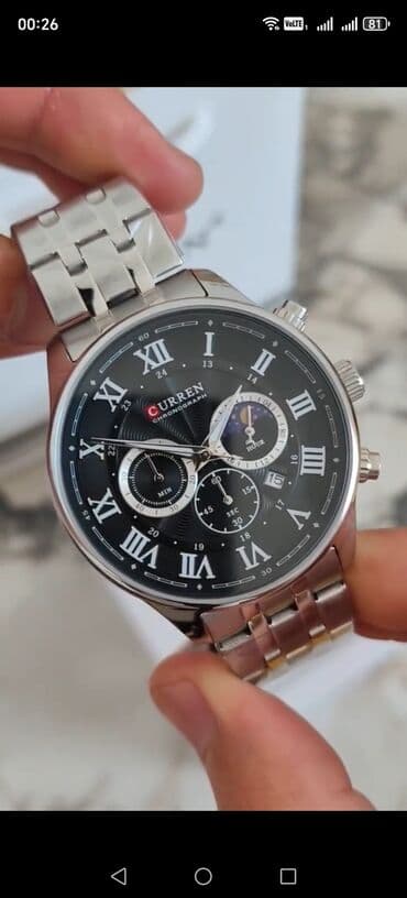 Yeni, Qol saatı, Curren, rəng - Qara lalafo.az -da Yeni, Qol saatı, Curren, rəng - Qara