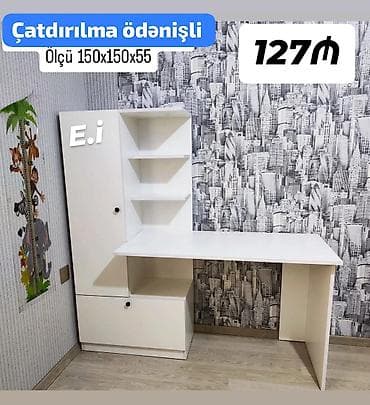 *Yazı Masası Dolablı 127Azn💥* ✔️ Rəng : Ağ/Krem ✔️ Çatdırılma lalafo.az -da *Yazı Masası Dolablı 127Azn💥* ✔️ Rəng : Ağ/Krem ✔️ Çatdırılma