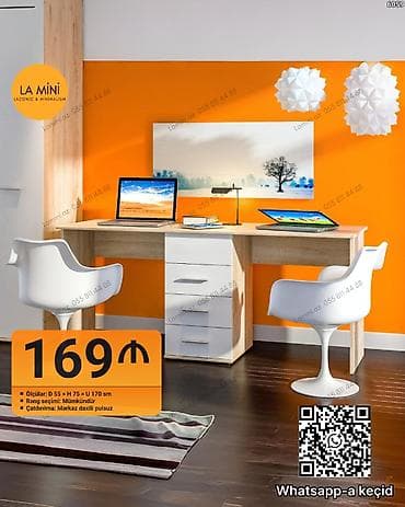 LA Mini – künc iş masası - Ölçülər: D 55 x H 75 x U 170 sm - Rəng lalafo.az -da LA Mini – künc iş masası - Ölçülər: D 55 x H 75 x U 170 sm - Rəng