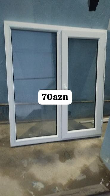 Plastik pəncərə çərçivəsi və şüşə paketi - Material: ağ PVC profil - lalafo.az -da Plastik pəncərə çərçivəsi və şüşə paketi - Material: ağ PVC profil -