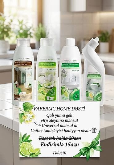 Təmizlik məhsulları 3al 4-cü hədiyyən olsun çatdırılma pulsuzdur lalafo.az -da Təmizlik məhsulları 3al 4-cü hədiyyən olsun çatdırılma pulsuzdur