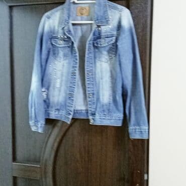 Cins gödəkçə - Material: klassik mavi denim, yüngül ağardılmış lalafo.az -da Cins gödəkçə - Material: klassik mavi denim, yüngül ağardılmış