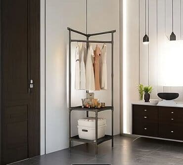 Bucaqlı Geyim Askısı qa18712 Künc yerlər üçün ideal dizayn Həm paltar lalafo.az -da Bucaqlı Geyim Askısı qa18712 Künc yerlər üçün ideal dizayn Həm paltar