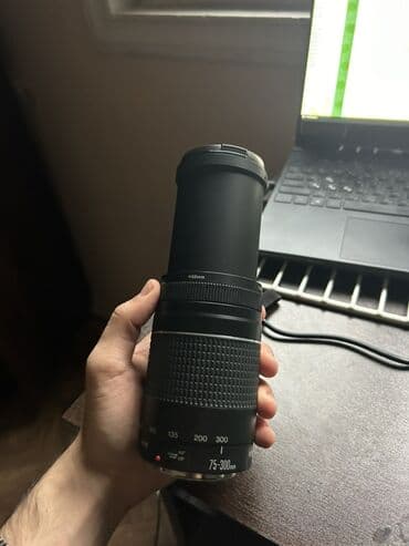 Canon EF 75-300mm tele-zoom obyektiv - Fokus məsafəsi: 75-300mm – lalafo.az -da Canon EF 75-300mm tele-zoom obyektiv - Fokus məsafəsi: 75-300mm –