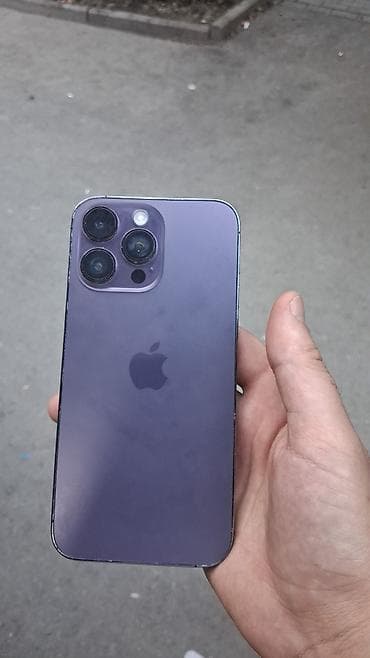 IPhone 14 Pro Max, 128 GB, Deep Purple, Face ID lalafo.az -da IPhone 14 Pro Max, 128 GB, Deep Purple, Face ID