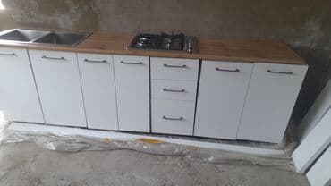 Mətbəx dəstı – tezgah, alt dolablar, ikiqablı çanaq və qaz paneli ilə lalafo.az -da Mətbəx dəstı – tezgah, alt dolablar, ikiqablı çanaq və qaz paneli ilə