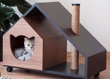 Məhsul: Pişik evi və dırmaşma/kəsim kompleksi - Dizayn: Müasir “ev” lalafo.az -da Məhsul: Pişik evi və dırmaşma/kəsim kompleksi - Dizayn: Müasir “ev”