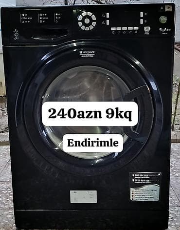 Hotpoint Ariston paltaryuyan maşın - Ön yükləməli, qara korpus - Yük lalafo.az -da Hotpoint Ariston paltaryuyan maşın - Ön yükləməli, qara korpus - Yük