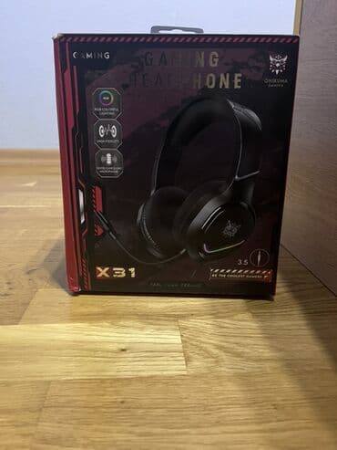 ONIKUMA X31 gaming qulaqlığı - 50 mm dinamik sürücülər – yüksək səs lalafo.az -da ONIKUMA X31 gaming qulaqlığı - 50 mm dinamik sürücülər – yüksək səs