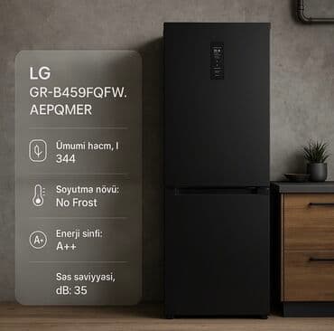 Yeni 2 qapılı LG Soyuducu Satılır, rəng - Qara lalafo.az -da Yeni 2 qapılı LG Soyuducu Satılır, rəng - Qara