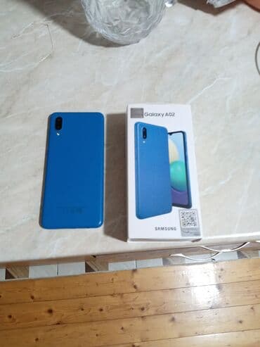 Samsung Galaxy A02, rəng - Mavi, İki sim kartlı lalafo.az -da Samsung Galaxy A02, rəng - Mavi, İki sim kartlı